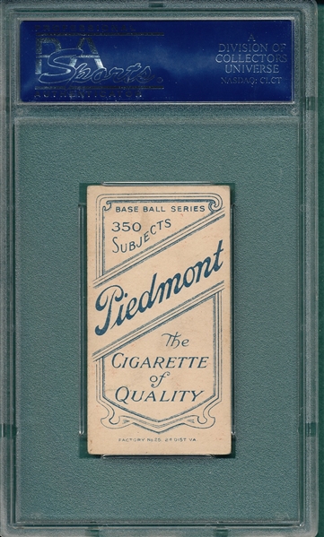 1909-1911 T206 Marshall Piedmont Cigarettes PSA 5