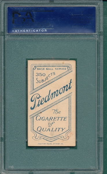 1909-1911 T206 Moran, Pat, Piedmont Cigarettes PSA 6