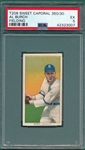 1909-1911 T206 Burch, Fielding, Sweet Caporal Cigarettes PSA 5