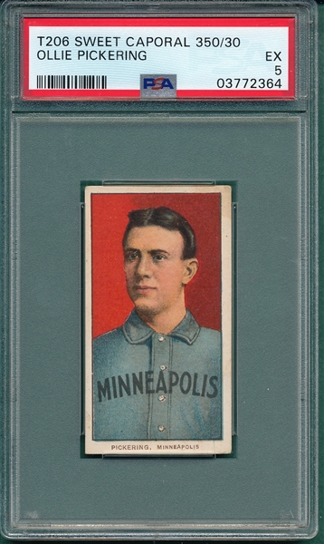 1909-1911 T206 Pickering Sweet Caporal Cigarettes PSA 5