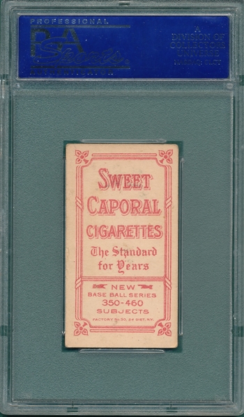 1909-1911 T206 Doyle, Portrait, Sweet Caporal Cigarettes PSA 5