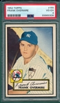 1952 Topps #155 Frank Overmire PSA 4