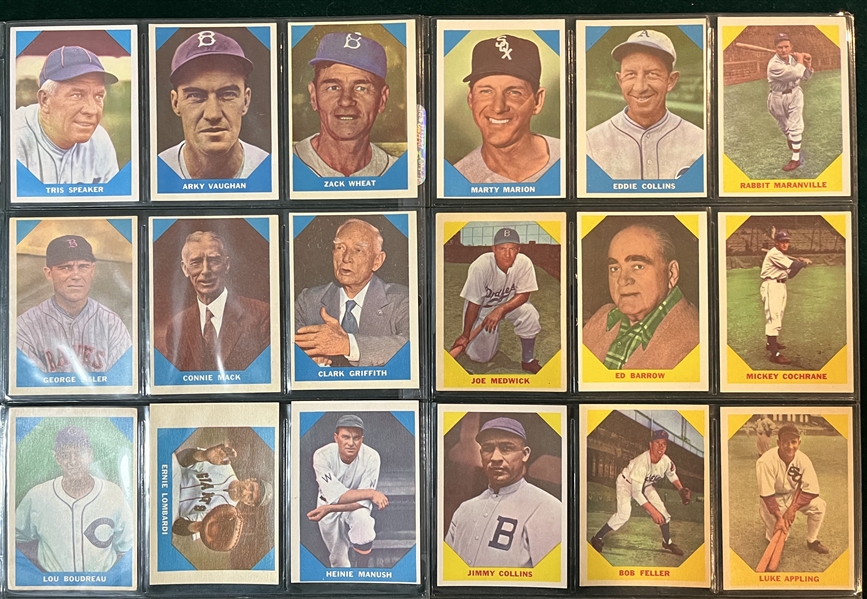 1960 Fleer Baseball Greats Complete Set (79)