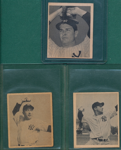 1948 Bowman Lot of (7) Yankees W/ #14 Reynolds