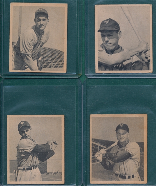 1948 Bowman Lot of (10) Giants W/ #13 Marshall