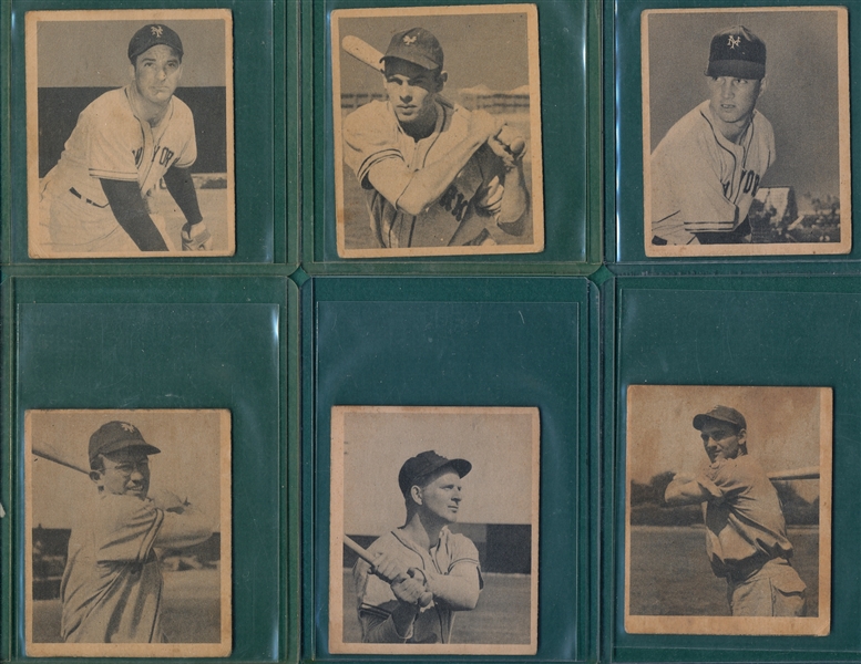 1948 Bowman Lot of (10) Giants W/ #13 Marshall