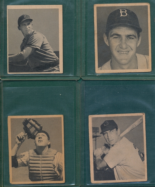 1948 Bowman Lot of (7) W/ #17 Slaughter