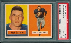 1957 Topps Football #055 Rick Casares PSA 8