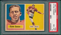 1957 Topps Football #078 Clyde Conner PSA 8 