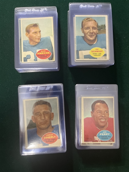 1960 Topps Football Lot of (106) W/ Jim Taylor & Berry