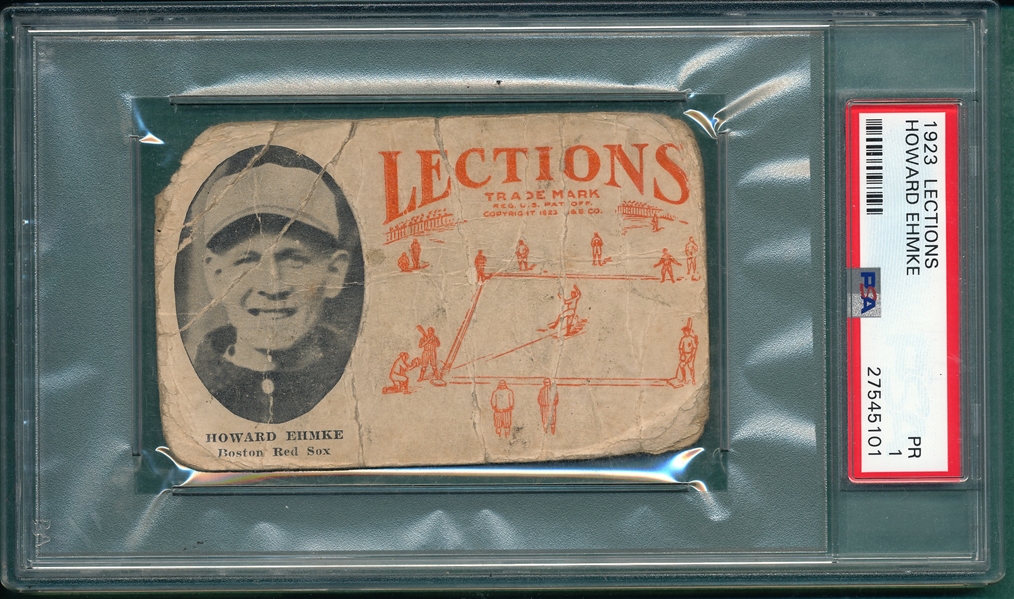 1923 Lections Howard Ehmke PSA 1