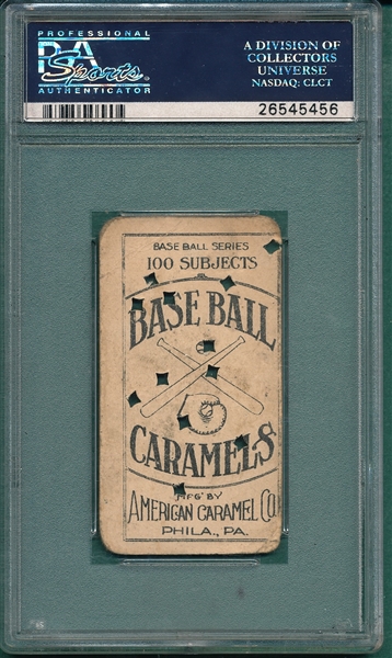 1909-11 E90-1 Schlitzer American Caramel Co. PSA 1