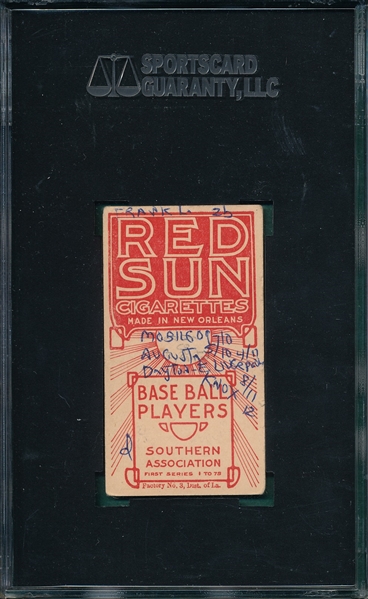 1910 T211 Rhoton Red Sun Cigarettes SGC 10