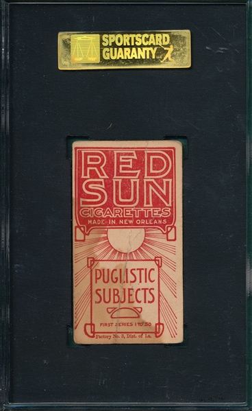 1910 T226 Unk Russell Red Sun Cigarettes SGC 10