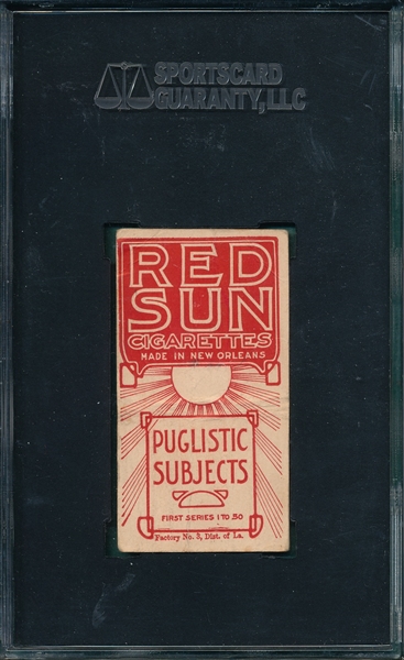 1910 T226 Al Kaufman Red Sun Cigarettes SGC 10