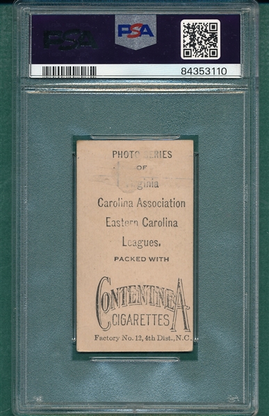 1910 T209 Fogerty Contentnea Cigarettes PSA 1.5 *Photo Series*