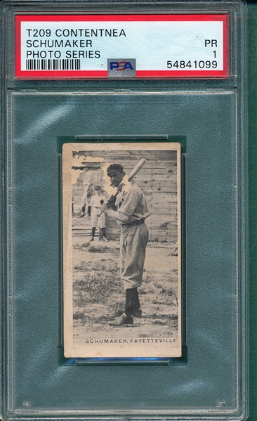 1910 T209 Schumaker Contentnea Cigarettes PSA 1 *Photo Series*