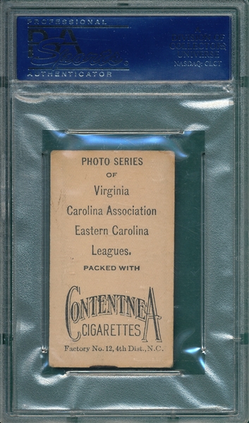 1910 T209 Ebinger Contentnea Cigarettes PSA 4 (MK) *Photo Series*