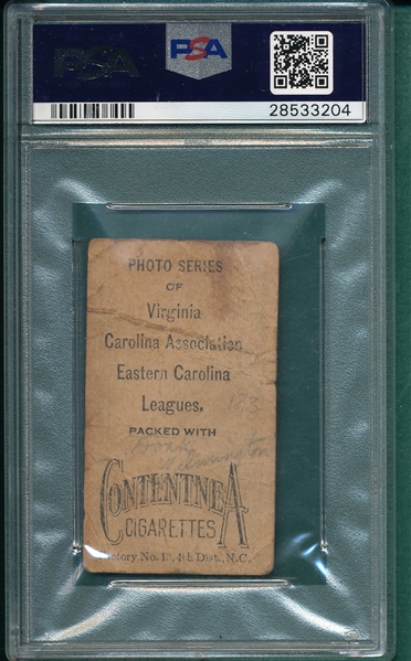 1910 T209 Doak Contentnea Cigarettes PSA 1 (MK) *Photo Series*