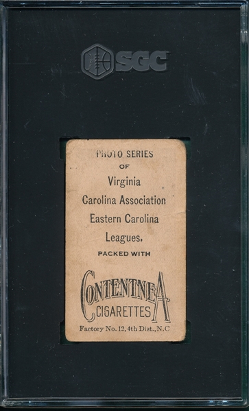 1910 T209 Beatty Contentnea Cigarettes SGC 1.5 *Photo Series*