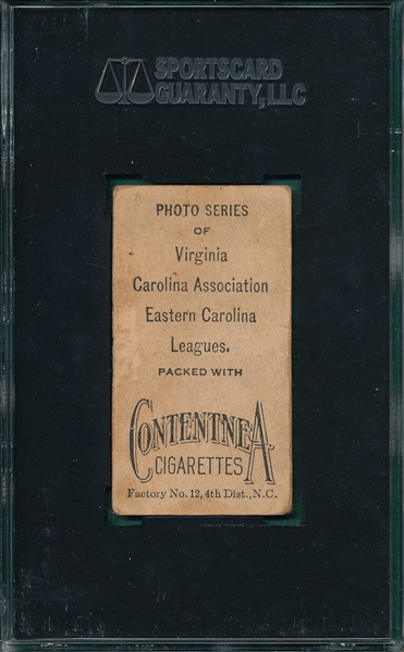 1910 T209 Dailey Contentnea Cigarettes SGC 10 *Photo Series* 