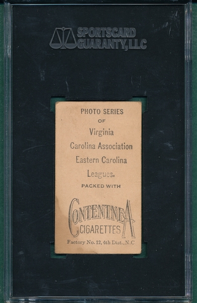 1910 T209 Gorham Contentnea Cigarettes SGC 10 *Photo Series* 