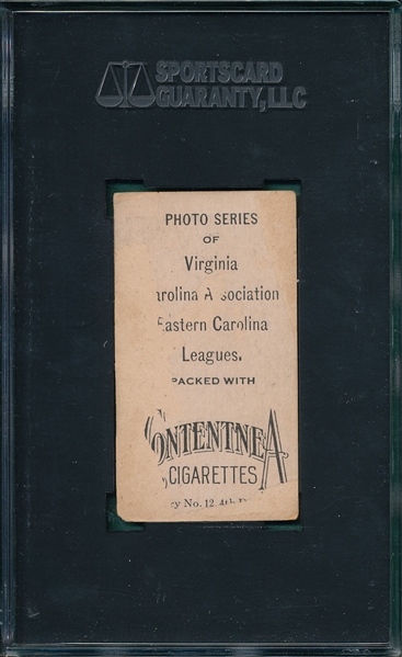 1910 T209 Redfern Contentnea Cigarettes SGC 10 *Photo Series* 