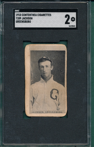 1910 T209 Jackson, Greensboro, Contentnea Cigarettes SGC 2 *Photo Series* 