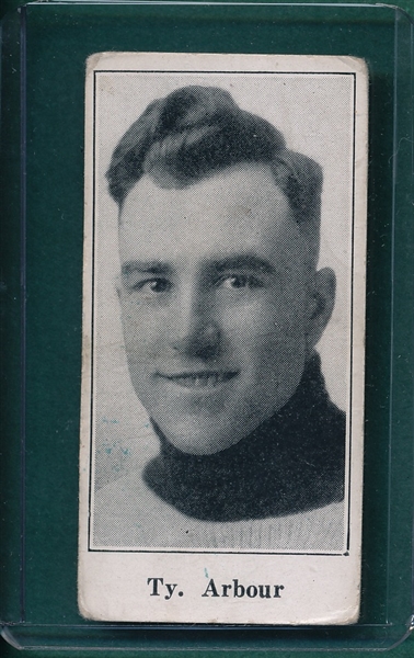 1923 V128-1 Paulin's Candy, Hockey, #44 Ty Arbour