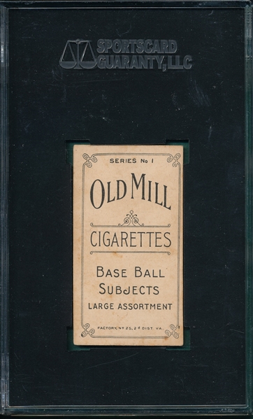 1910 T210-1 Bierkortte Old Mill Cigarettes SGC 60