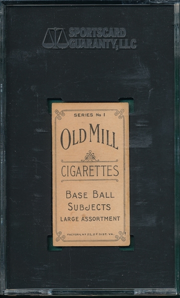 1910 T210-1 Morse Old Mill Cigarettes SGC 70