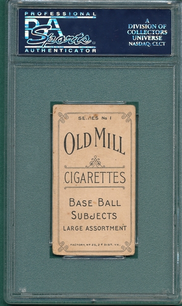 1910 T210-1 Sisson Old Mill Cigarettes PSA 2