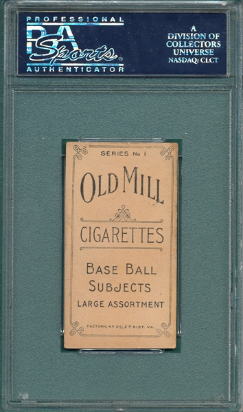 1910 T210-1 Ison Old Mill Cigarettes PSA 4