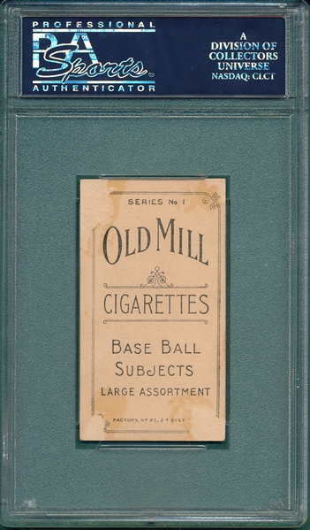 1910 T210-1 Pope Old Mill Cigarettes PSA 1