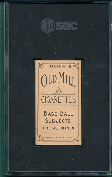 1910 T210-2 Shaw Old Mill Cigarettes SGC 3