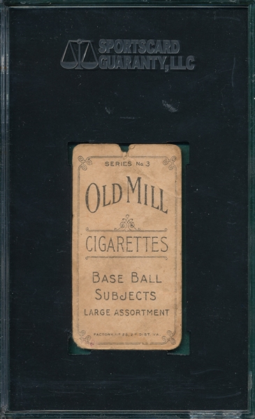 1910 T210-3 Howell Old Mill Cigarettes SGC 10