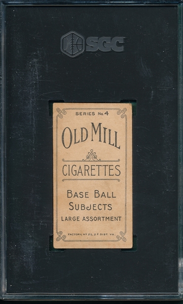 1910 T210-4 Pick Old Mill Cigarettes SGC 4.5