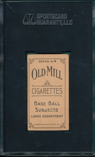 1910 T210-4 Erlewein Old Mill Cigarettes SGC 50