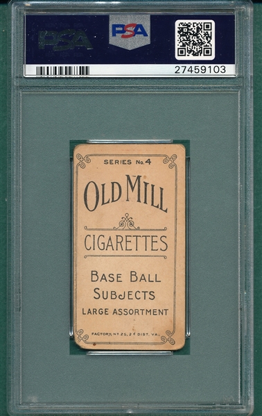 1910 T210-4 Conolly Old Mill Cigarettes PSA 2.5