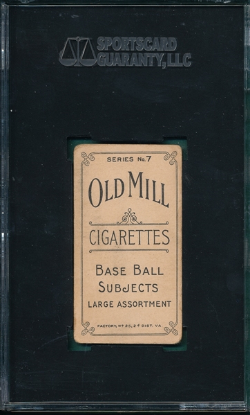 1910 T210-7 Ham Old Mill Cigarettes SGC 40