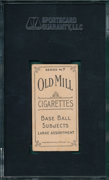 1910 T210-7 Irving Old Mill Cigarettes SGC 30