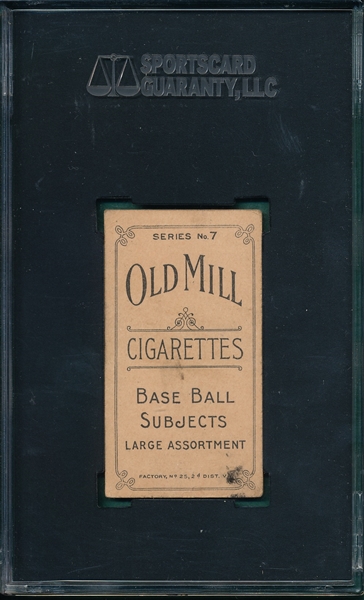 1910 T210-7 Kaiser Old Mill Cigarettes SGC 40