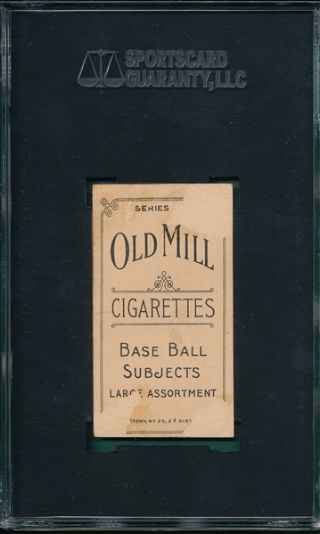 1910 T210-7 Taylor Old Mill Cigarettes SGC 10