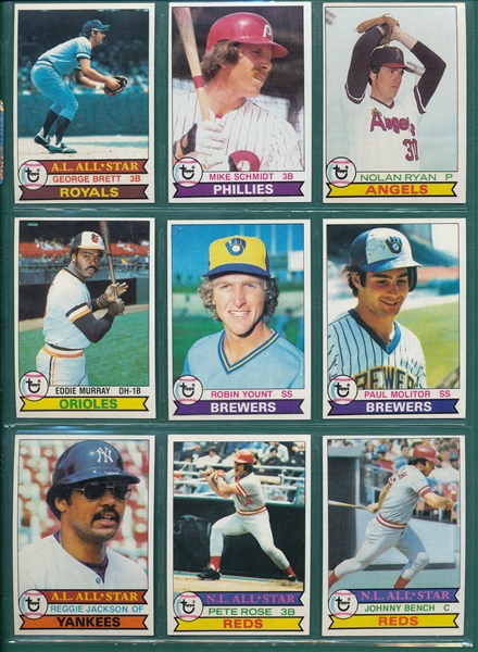 1979 Topps Baseball Complete Set (726) W/ Ozzie Smith, Rookie