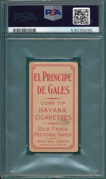 1909-1911 T206 Shipke El Principe De Gales PSA 2