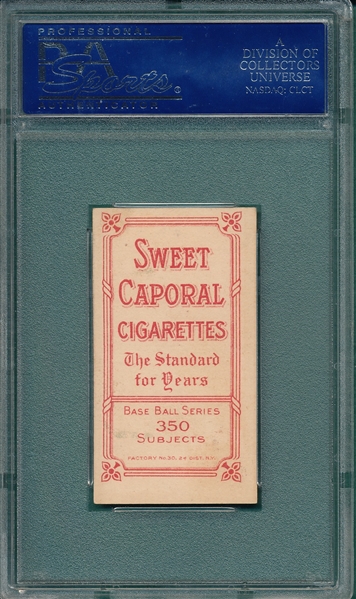 1909-1911 T206 Gray Sweet Caporal Cigarettes PSA 6