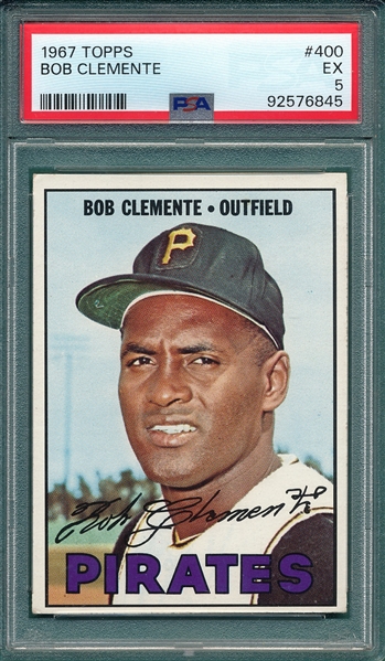 1967 Topps #400 Bob Clemente PSA 5