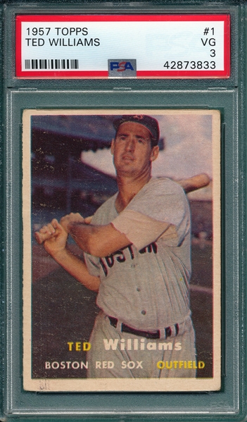 1957 Topps #1 Ted Williams PSA 3