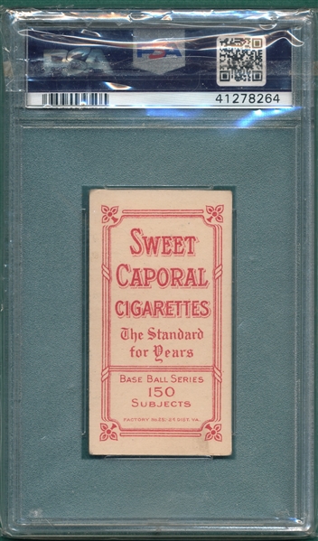 1909-1911 T206 McGraw, Finger In Air, Sweet Caporal Cigarettes PSA 4 *Factory 25*