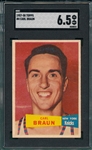 1957 Topps Basketball #4 Carl Braun SGC 6.5